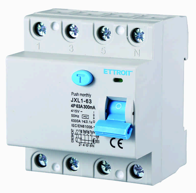 Interruttore Differenziale Puro 4P 63A 300mA 380V-6KA