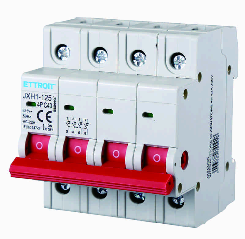 INTERRUTTORE SEZIONATORE 4P 40A 380V