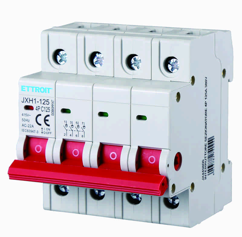 INTERRUTTORE SEZIONATORE 4P 125A 380V
