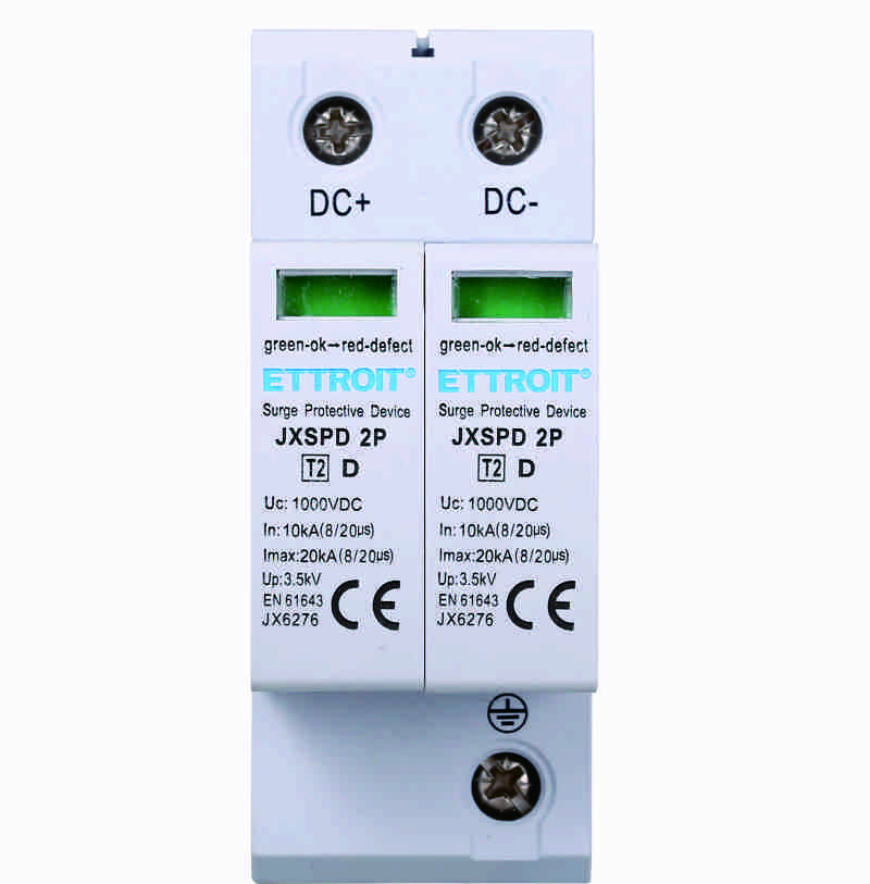 Scaricatore Di Sovratensione Fotovoltaico DC bassa tensione 2P 20KA 1000V