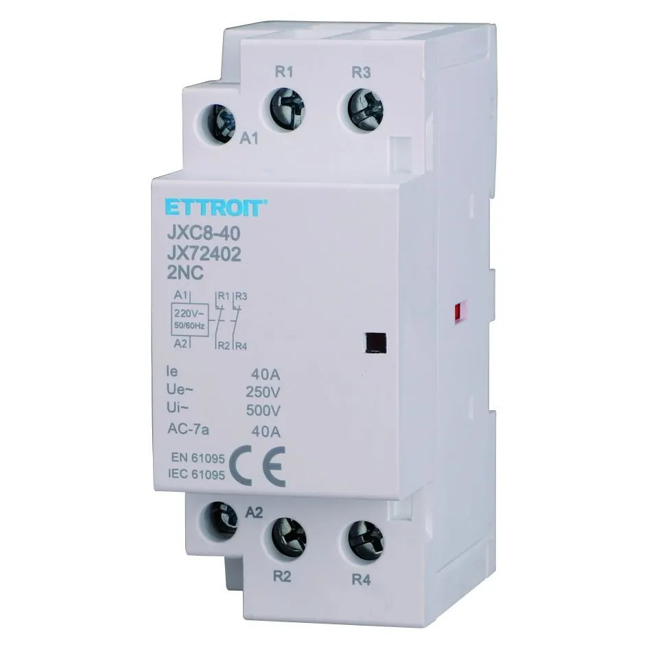AC contattore DIN Rail 2P 220V 40A 2 Contatti NC