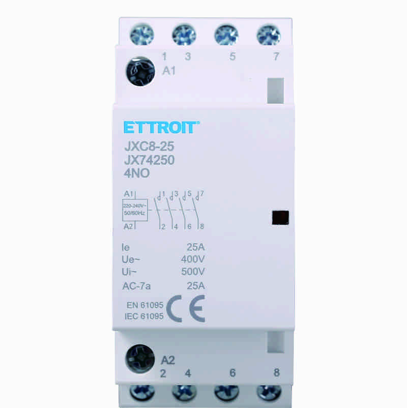 AC contattore DIN Rail 4P 220V 25A 4 Contatti NO