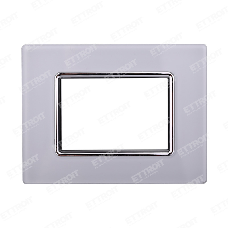 PLACCA VETRO 3P BIANCO