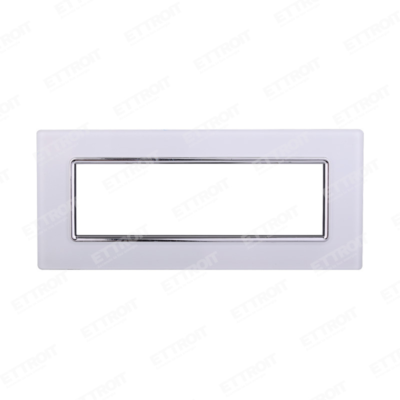 PLACCA VETRO 7P BIANCO
