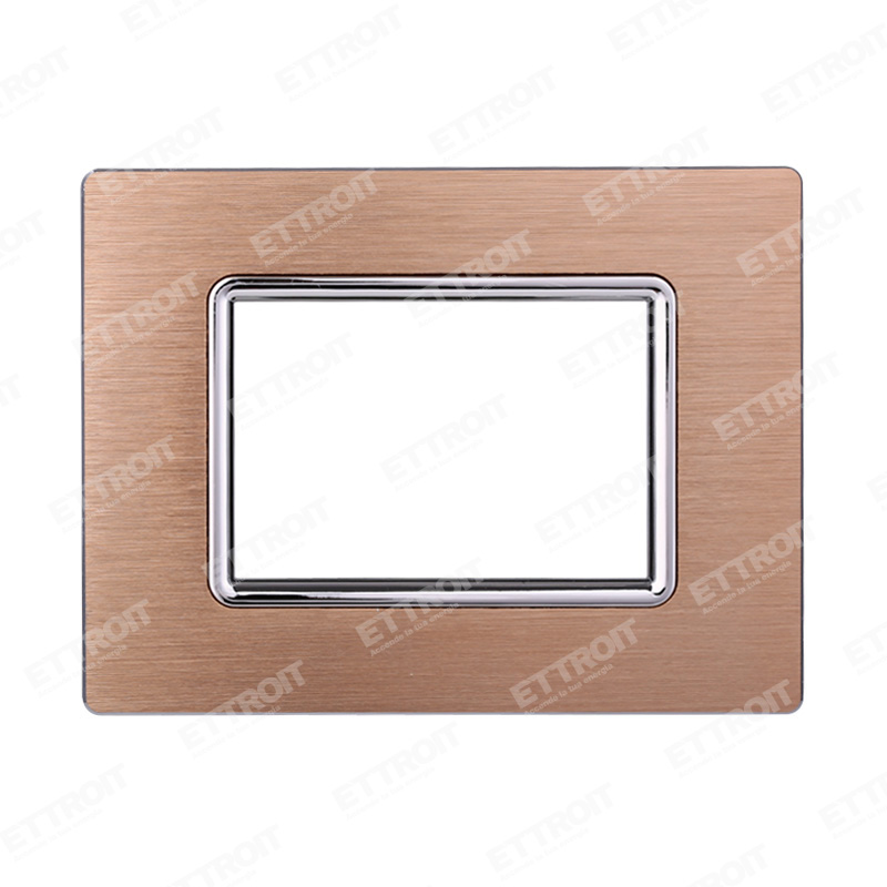 PLACCA ALLUMINIO 3P ORO