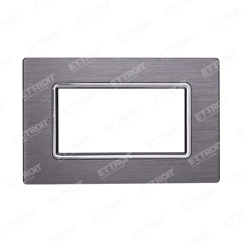 PLACCA ALLUMINIO 4P SILVER