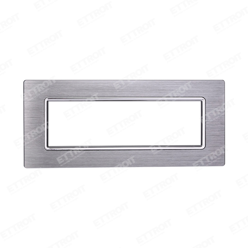 PLACCA ALLUMINIO 7P SILVER LUCIDO