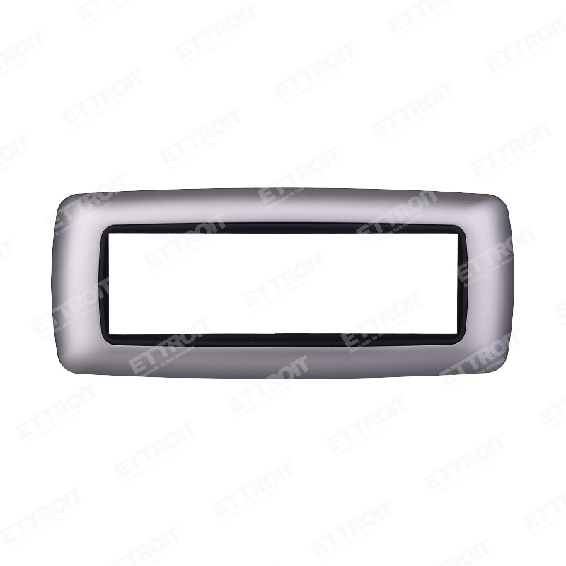 PLACCA PLASTICA 7P BOMBATA SILVER