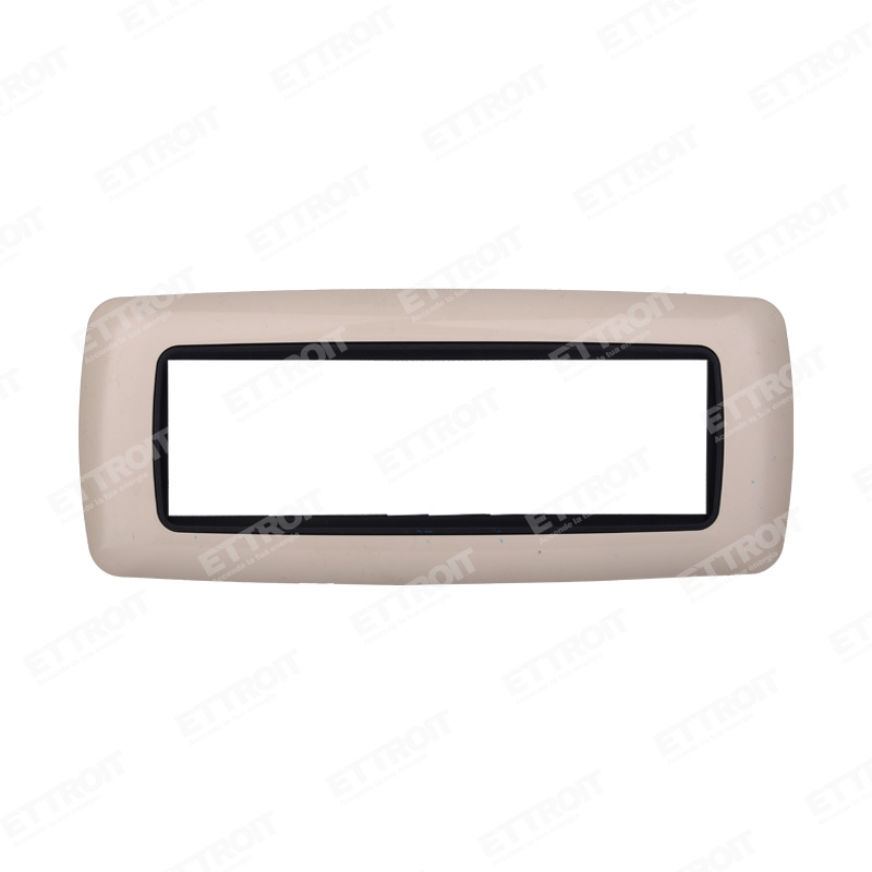 PLACCA PLASTICA 7P BOMBATA SABBIA