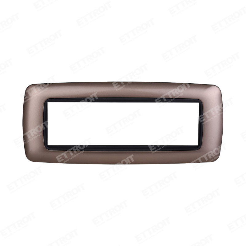 PLACCA PLASTICA 7P BOMBATA BRONZO