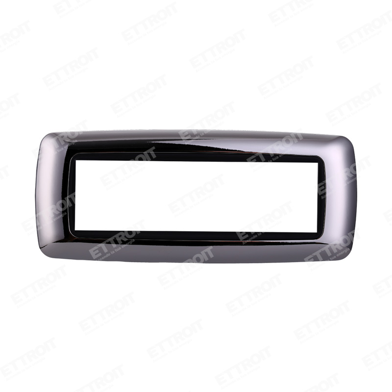 PLACCA PLASTICA 7P BOMBATA CROMATO LUCIDO