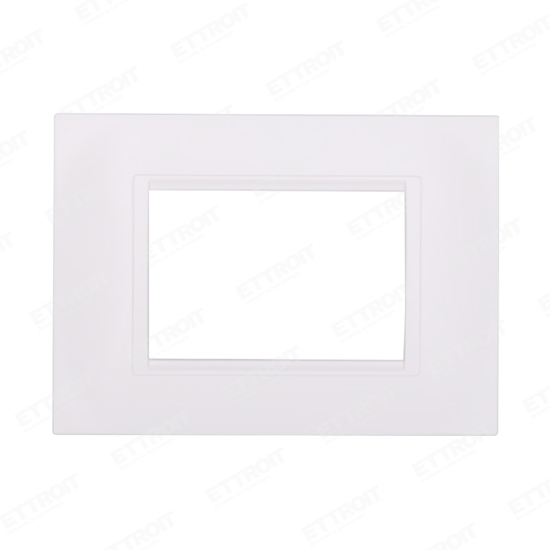 PLACCA QUADRATA  3P BIANCO
