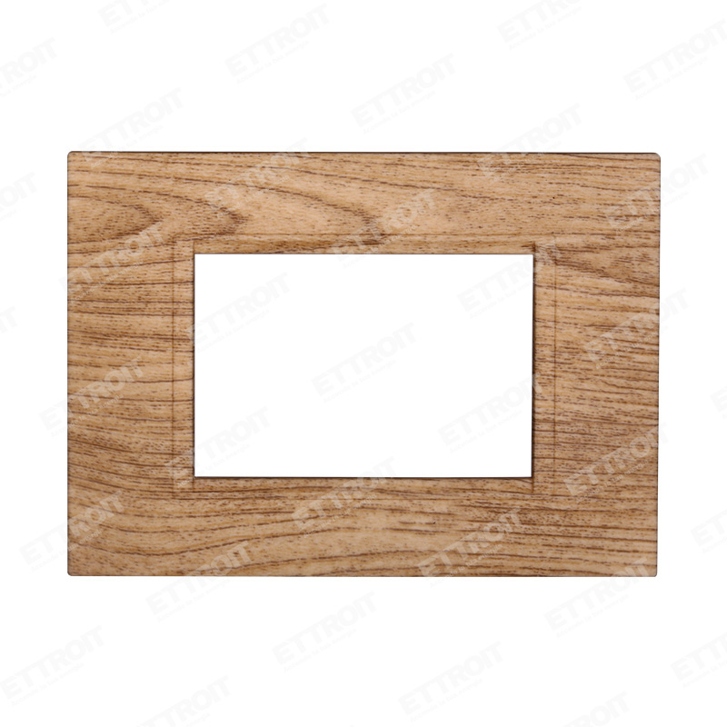 PLACCA QUADRATA  3P LEGNO CHIARO