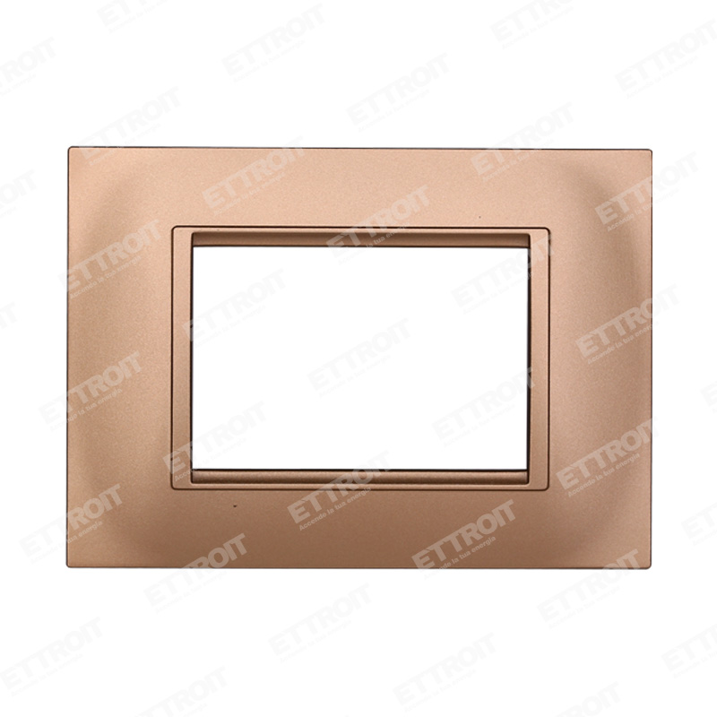 PLACCA QUADRATA  3P ORO