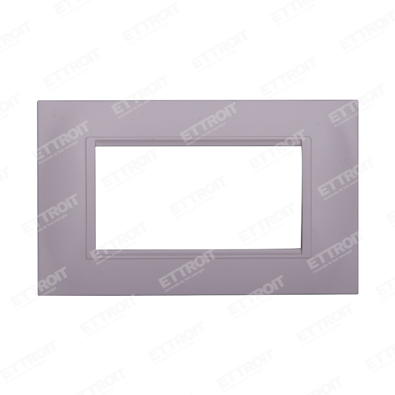PLACCA QUADRATA 4P BIANCO