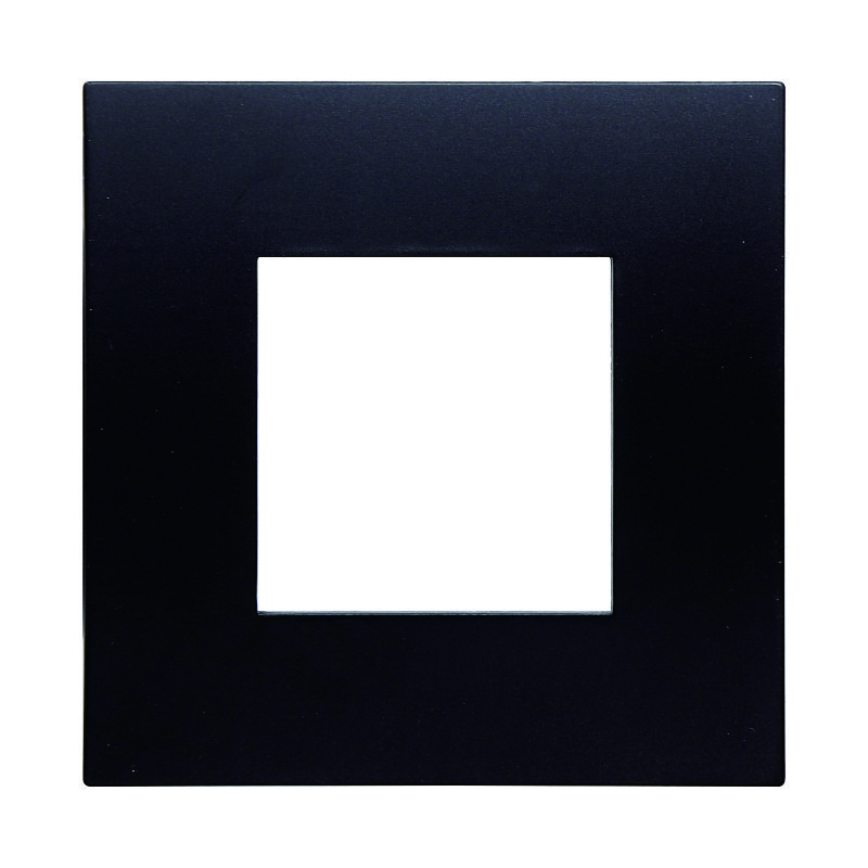 PLACCA PLASTICA 2P NERO