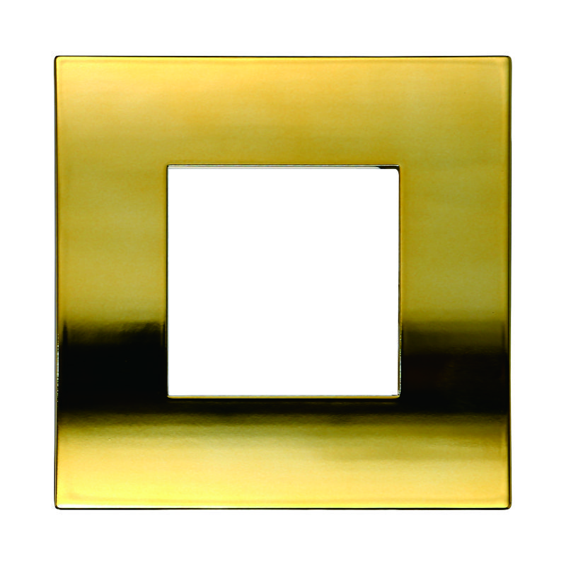 PLACCA PLASTICA 2P ORO LUCIDO