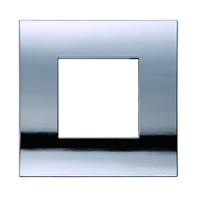 PLACCA PLASTICA 2P CROMATO LUCIDO