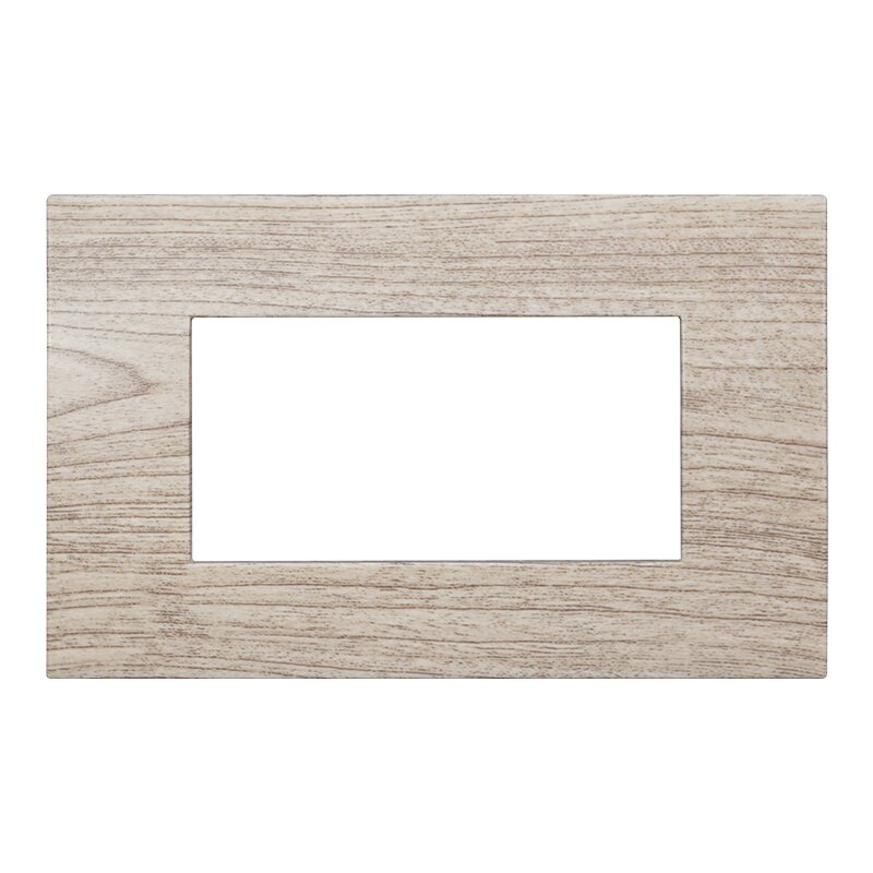 PLACCA PLASTICA 4P LEGNO CHIARO