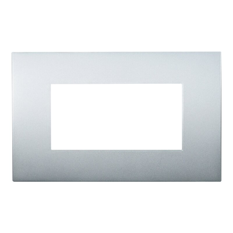 PLACCA PLASTICA 4P SILVER
