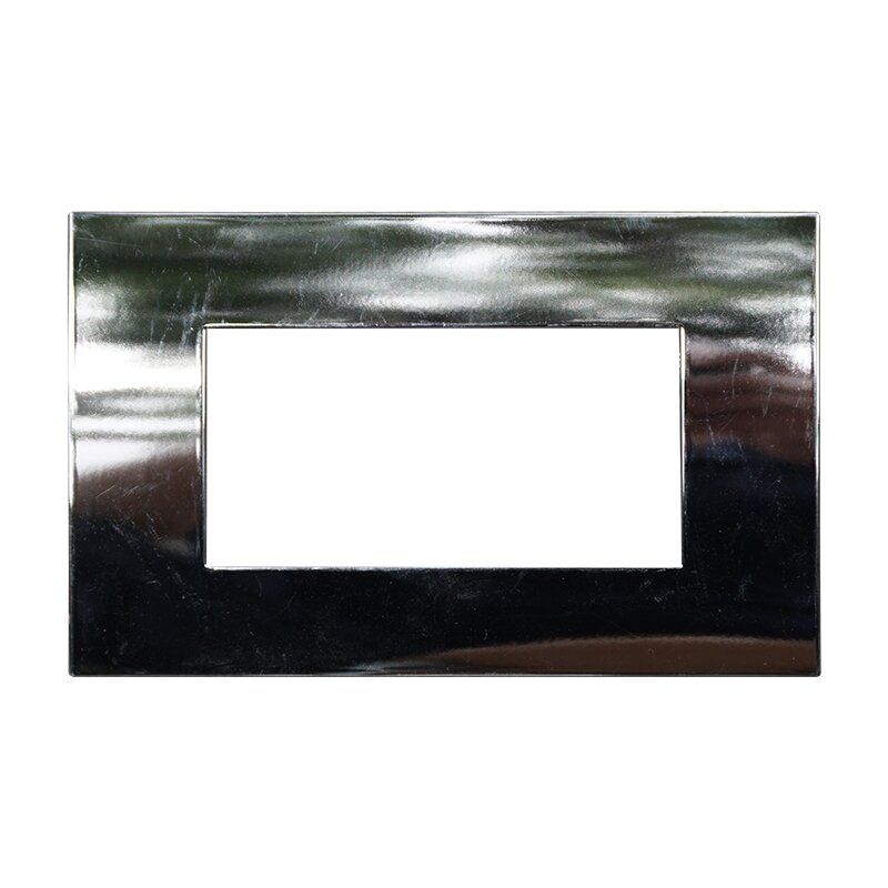 PLACCA PLASTICA 4P CROMATO LUCIDO