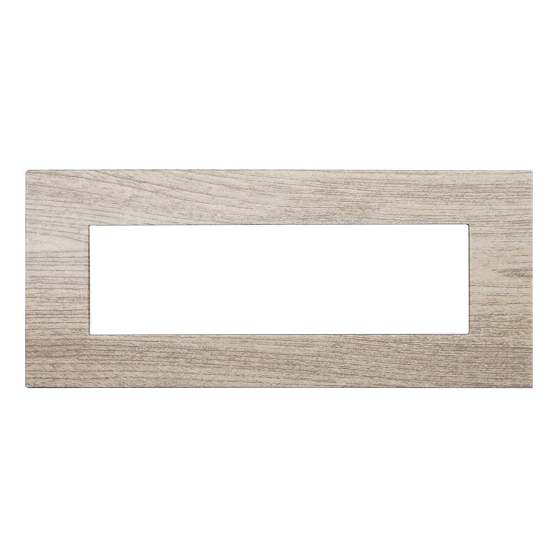 PLACCA PLASTICA 7P LEGNO CHIARO