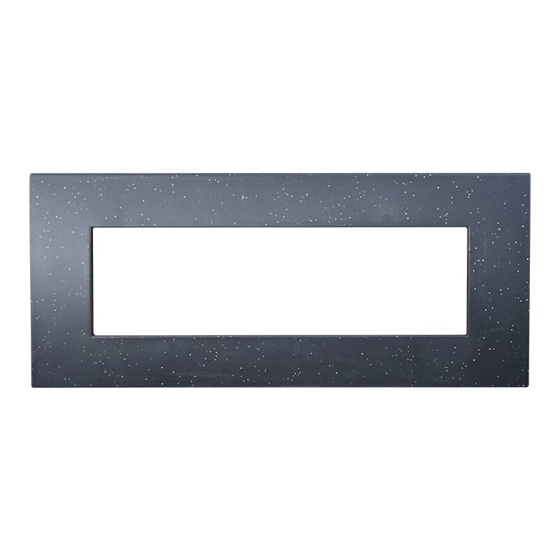 PLACCA PLASTICA 7P NERO BRILLANTE