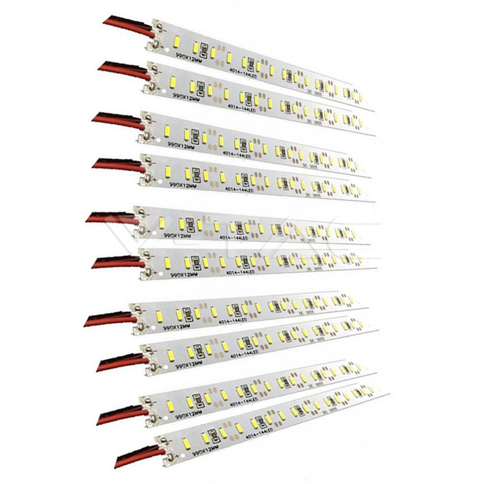 Barra a LED 18W 12V SMD4014 1M Bianco naturale 10pz