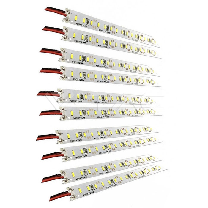 Barra a LED 18W 12V SMD4014 1M Bianco 10pz